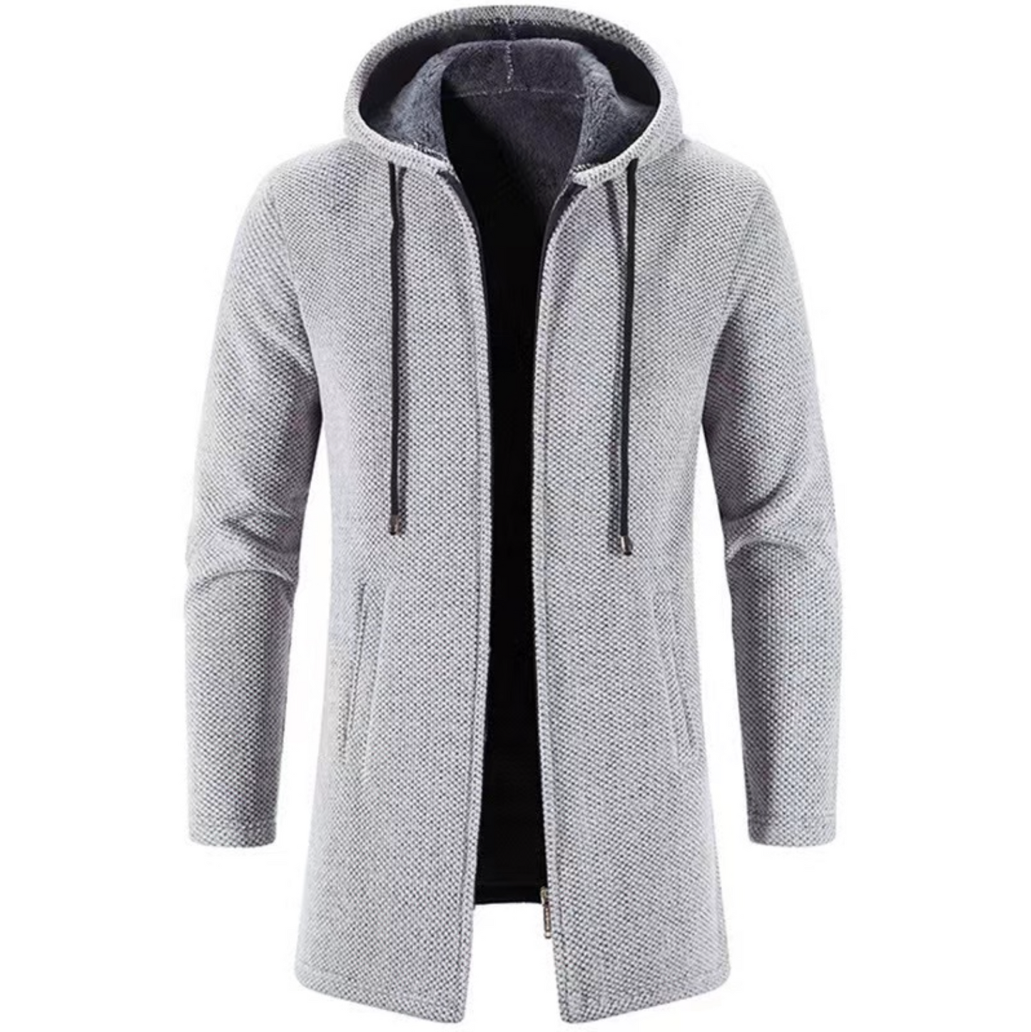 Cody™ Men's Mid-Length Hooded Wool Jacket