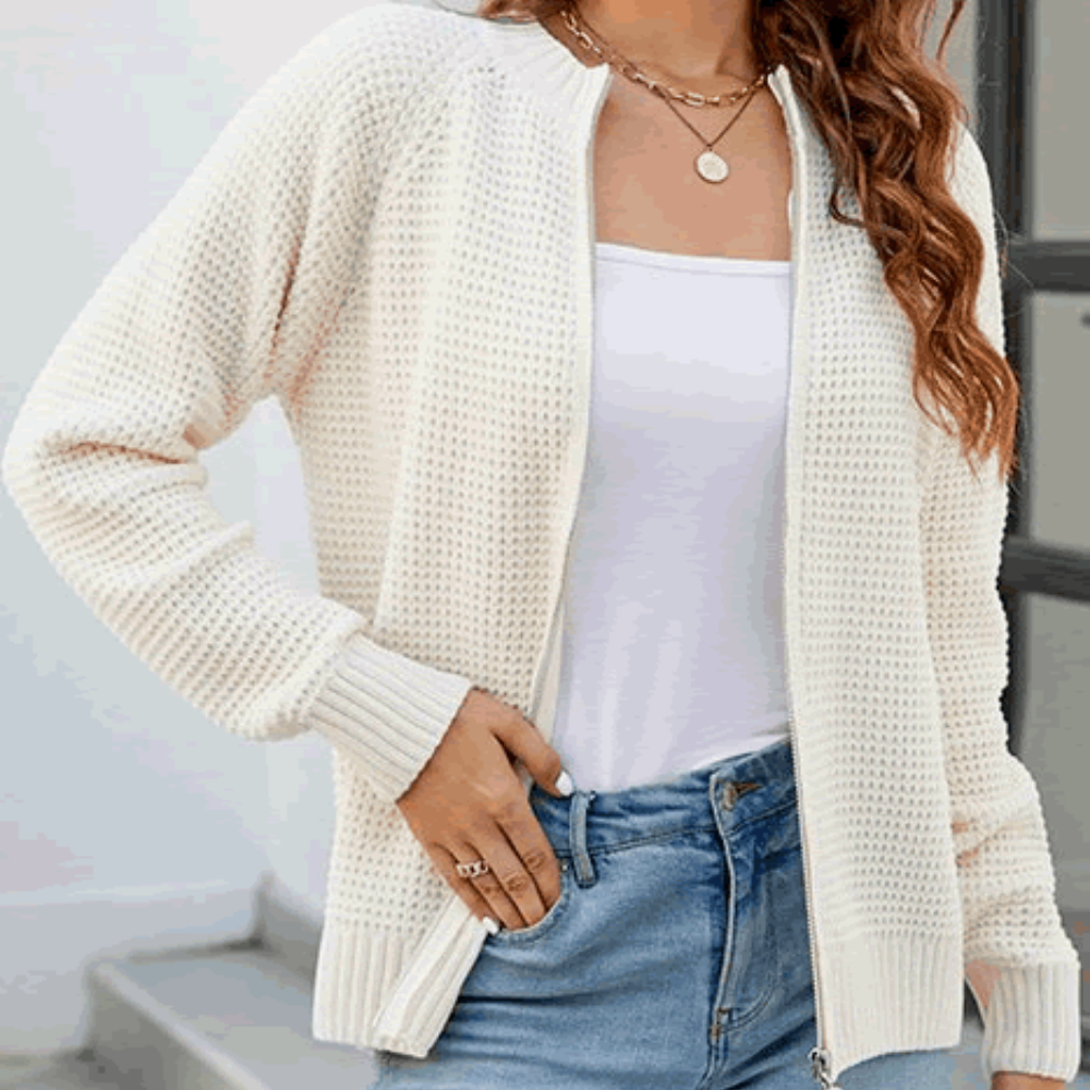 Kate™ Zipper Cardigan