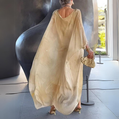 ISLA™ | Elegant Silk Chiffon Dress