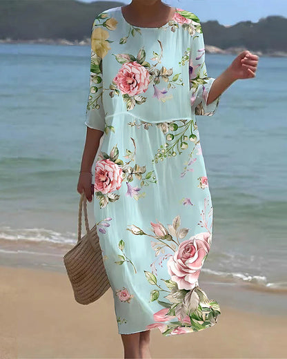 Martha™ | Elegant Floral Dress