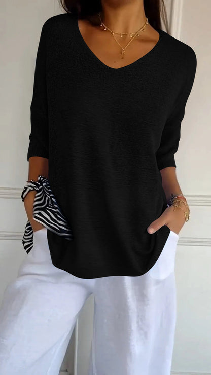 Loraine | Elegant Knitted Shirt