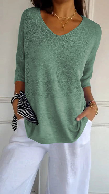 Loraine | Elegant Knitted Shirt