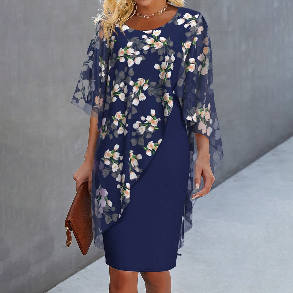 Lisette™ Floral Dress with Tummy Coverage