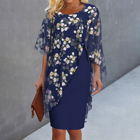 Lisette™ Floral Dress with Tummy Coverage