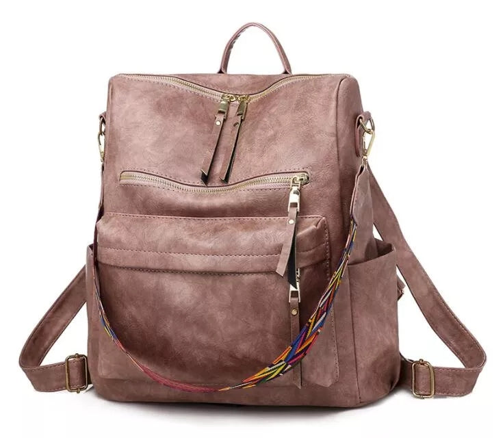 Lotta - Leather Backpack With Large Capacity