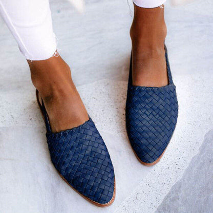 Kate™️ Leather Woven Shoes