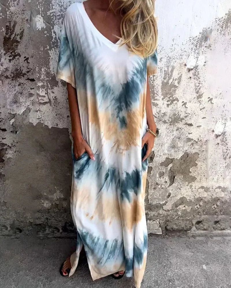 Tyla™ Tie Dye Boho Dress