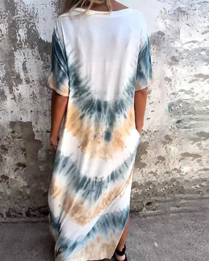 Tyla™ Tie Dye Boho Dress