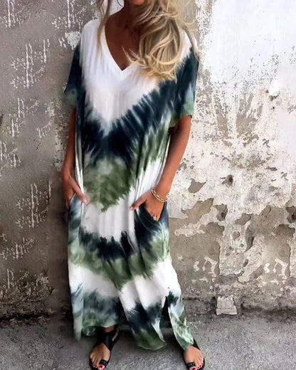 Tyla™ Tie Dye Boho Dress