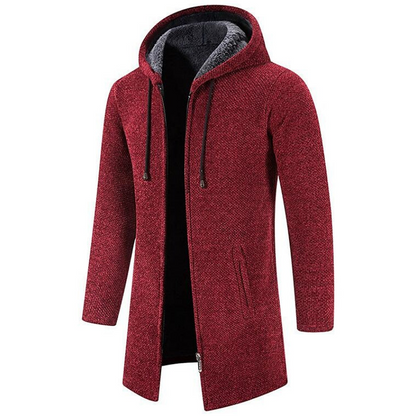Cody™ Men's Mid-Length Hooded Wool Jacket