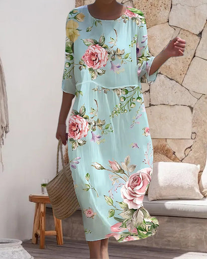 Martha™ | Elegant Floral Dress