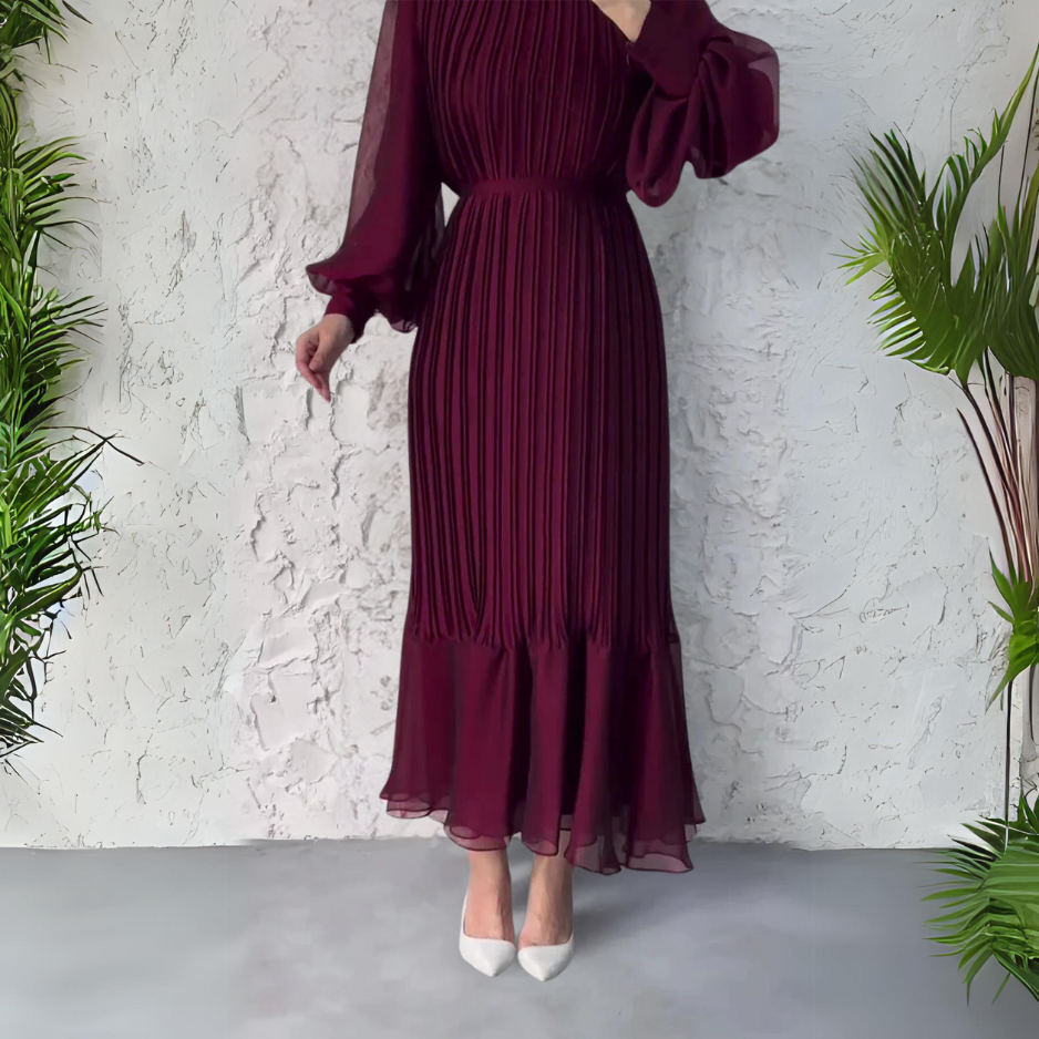 Hannah™ Pleated Elegant Dress