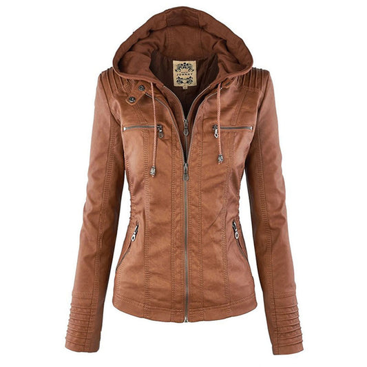 Vanessa™ Vegan Leather Winter Jacket