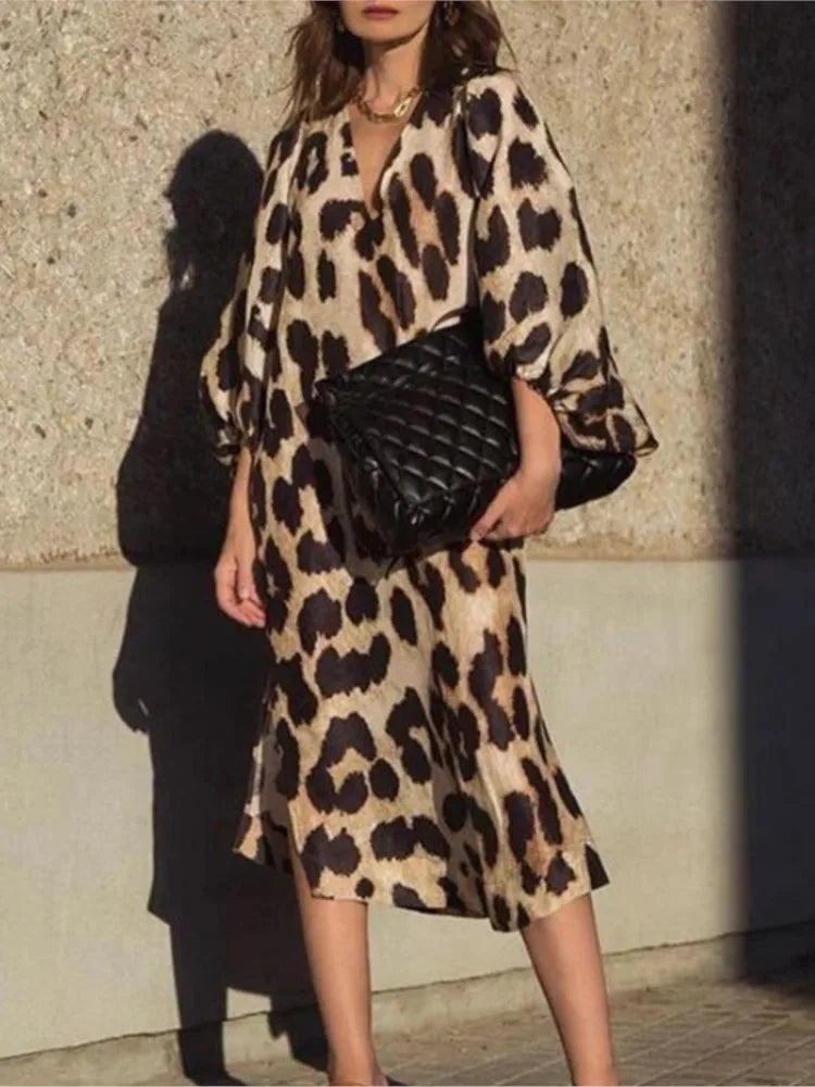 Lisa™ Leopard Print Dress