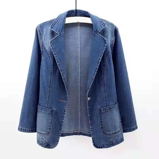 Amelia™ - Classic Denim Blazer