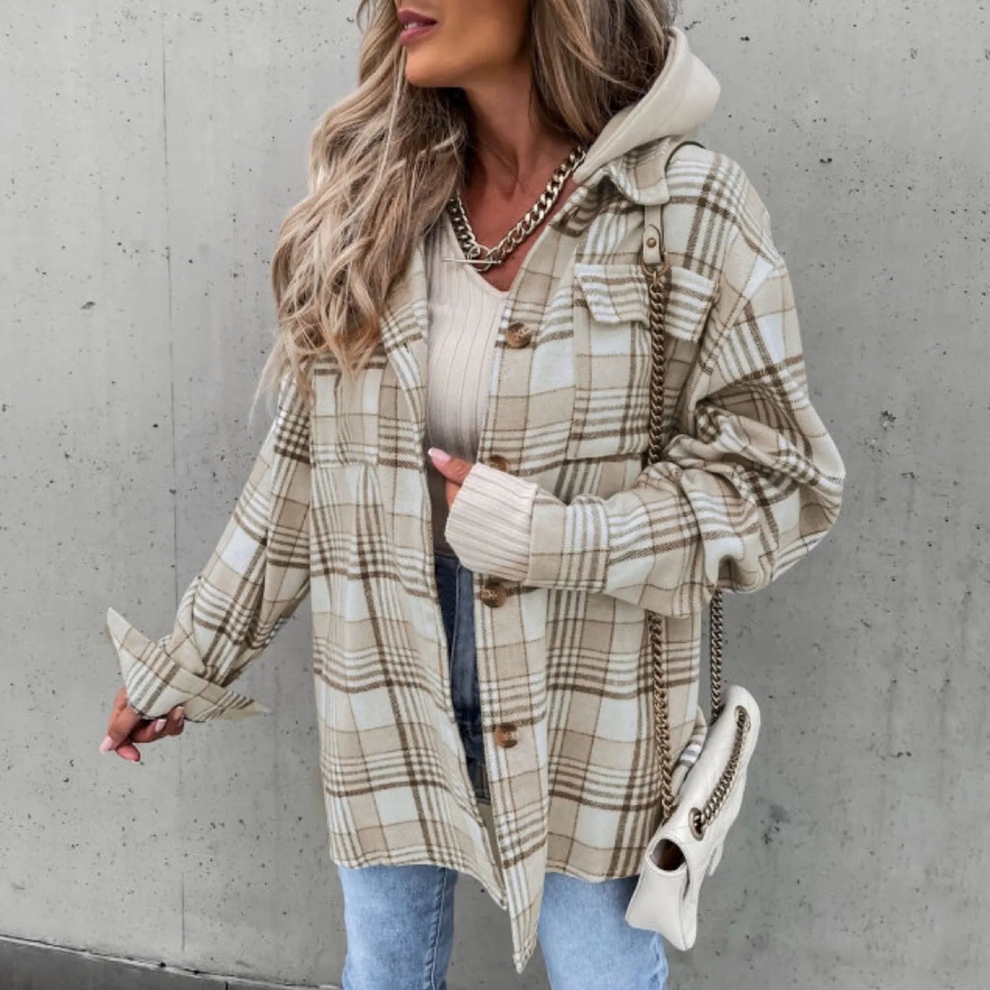 Chic™ Plaid Hoodie