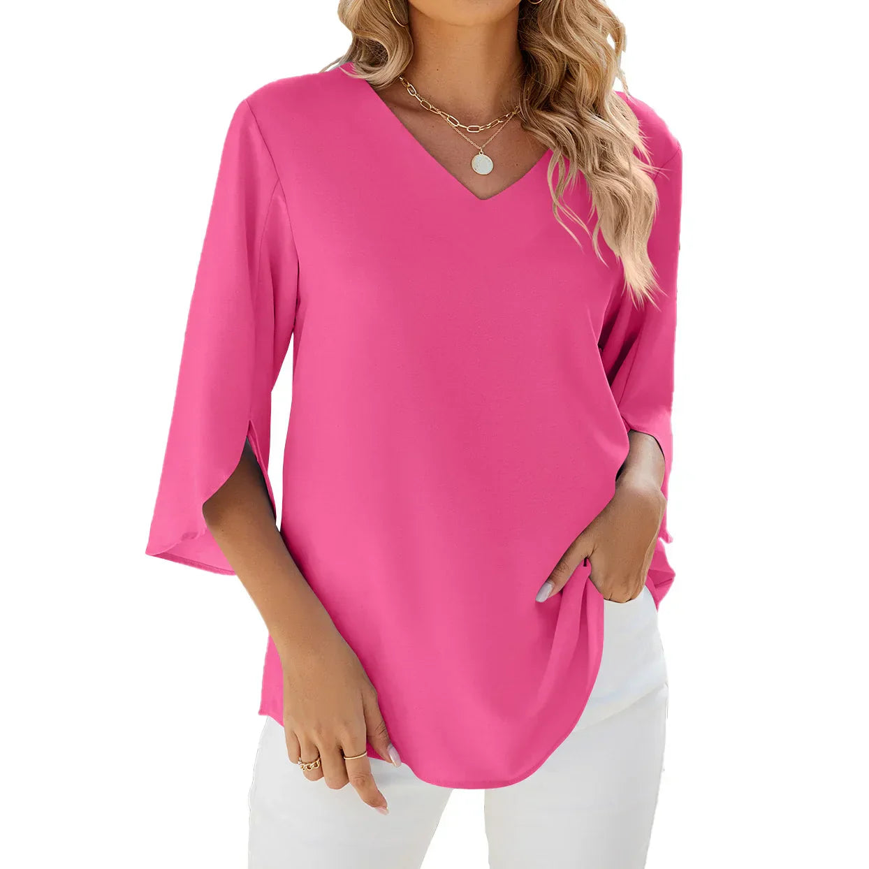 Cara™ V-neck Blouse